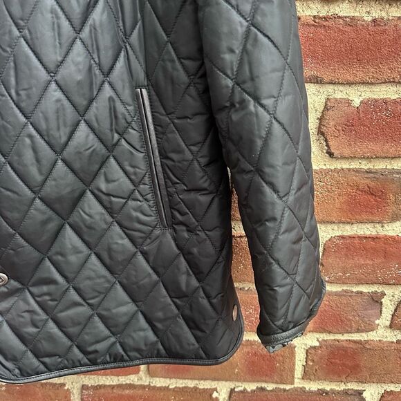 Coach women's quilted coat black size small - Picture 4 of 8